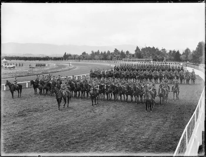 Wellington Mounted Rifles Regiment at Awapuni Camp
