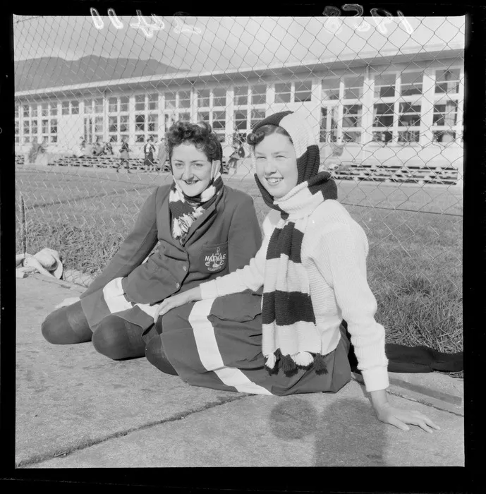Two unidentified Naenae College female pupils