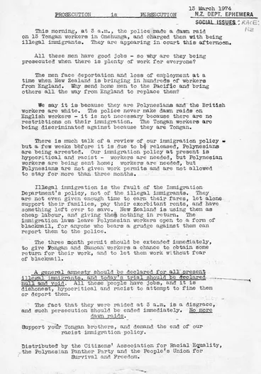 Tongan overstayers Image: Tongan overstayers