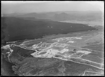 Image: Construction at Mangakino, Waikato