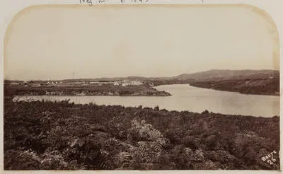 Ngaruawahia at the Junction of Waikato and Waipa. Occupied by troops