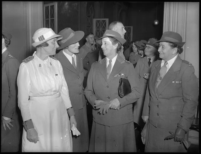 Emily May Nutsey, Matron in Chief, New Zealand Army Nursing Service - Photograph taken by G R Bull
