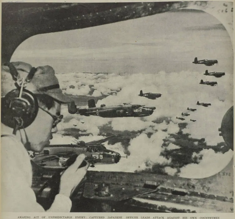 Amazing act of unpredictable enemy: captured Japanese officer leads attack against his own countrymen