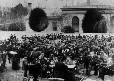 Tree planting on Arbor Day Image: Tree planting on Arbor Day