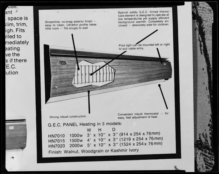 Technical information for GEC heaters