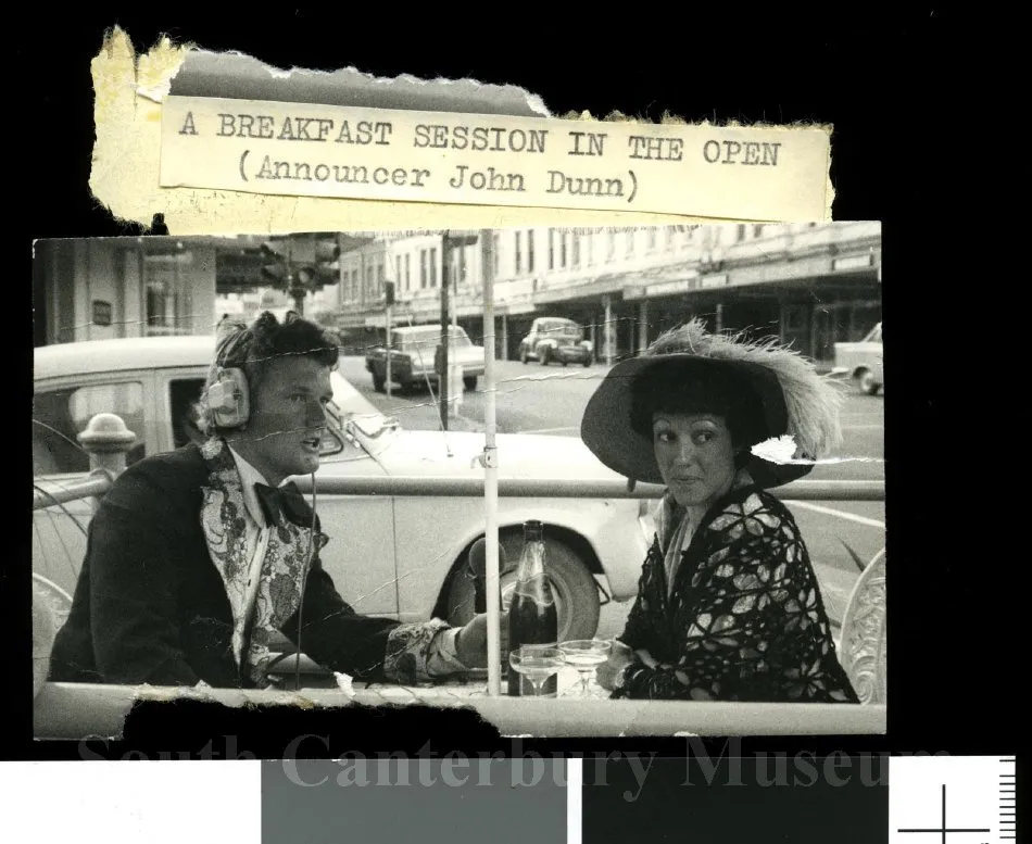 [Champagne breakfast radio broadcast]