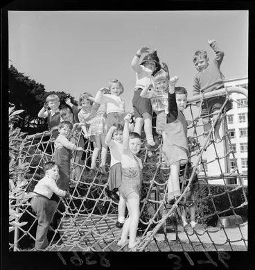Image: Children playing at Newtown Kindergarten, Wellington