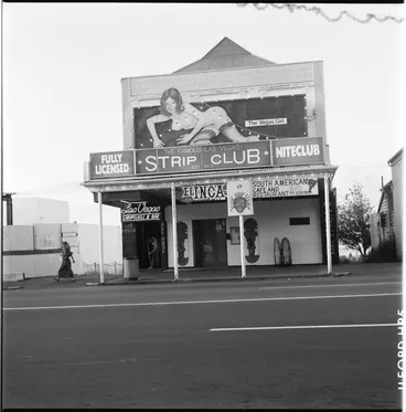 Image: The Las Vegas Strip Club, 339 Karangahape Road, 1989