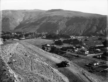 Image: A view across Sumner Valley with school for the Deaf