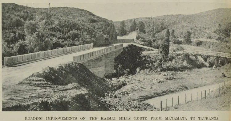 Roading improvements on the Kaimai Hills route from Matamata to Tauranga