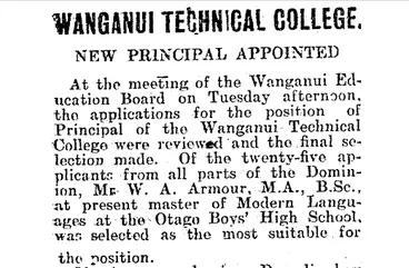 Image: 1911 New Principal