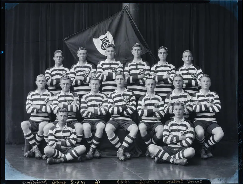 Film Negative: Christ's College 1st XV 1923