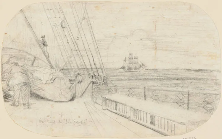 On board the Ida Ziegler, 1868