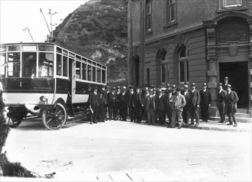 Image: No. 1 trolley bus