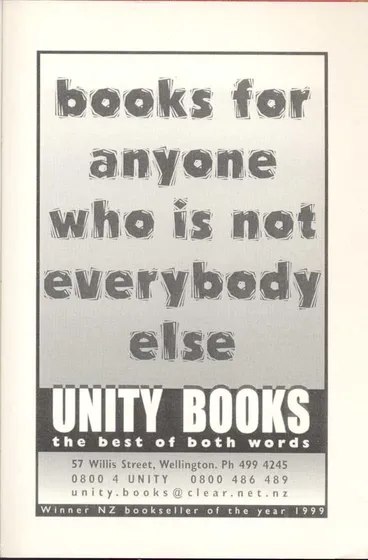 Image: books for anyone who is not everybody else UNITY BOOKS the best of both words