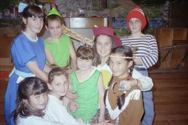 Image: Cast Members, Peter Pan and Wendy Production, Wairoa