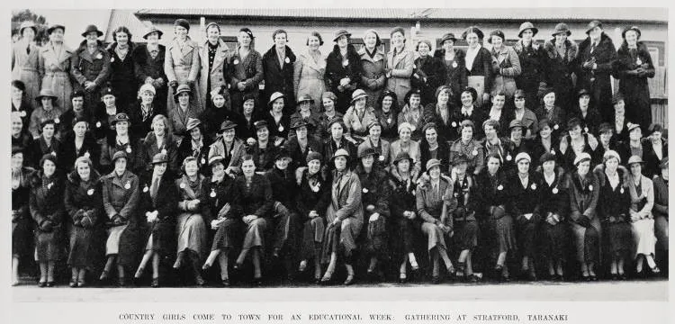Country girls come to town for an educational week: gathering at Stratford, Taranaki