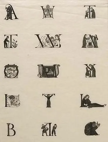 Image: Initial Letters for Autumn Midnight