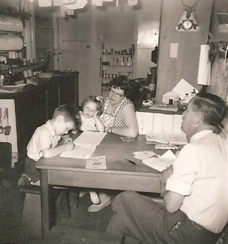 Fiordland Families History - Early Homeschooling with the Burnby Family, Cascade Creek, Eglinton Valley