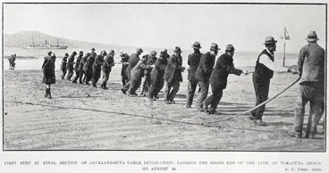 Image: First Step in Final Section of Auckland-Suva Cable Duplication