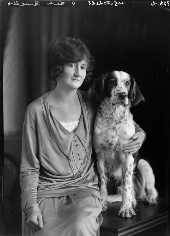 Mitchell, Woman & Dog
