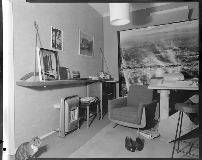 House interior, study