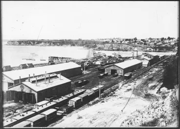 Image: Railway Sheds and Mechanics Bay reclamation