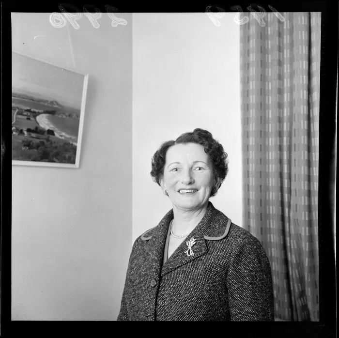 Portrait of unidentified woman, Member of Parliament
