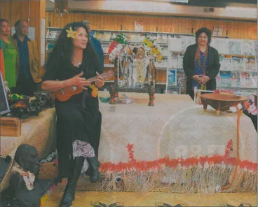 Image: Mabel Tasker at opening of Pasifika Week