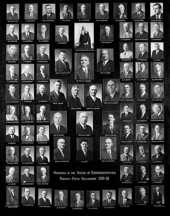 Members of the House of Representatives in the twenty-fifth Parliament