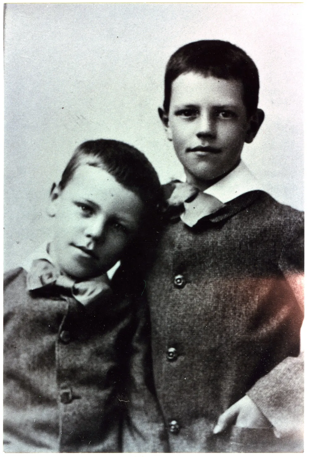 William Luther Moore and Stuart Alexander Moore, studio portrait, 1886