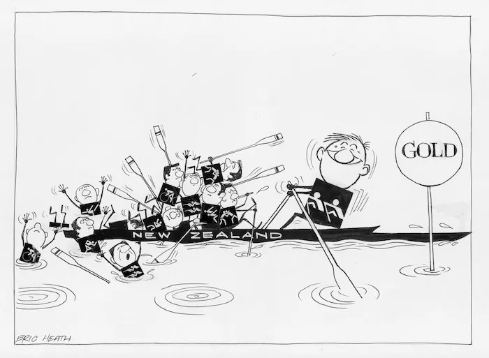 Heath, Eric Walmsley 1923-:[Rowing Gold] The Dominion, 12 September 1972.