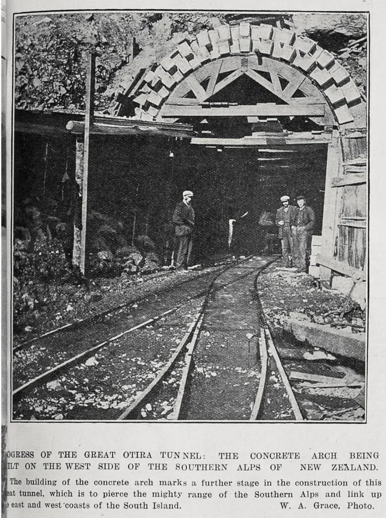 Progress Of The Great Otira Tunnel