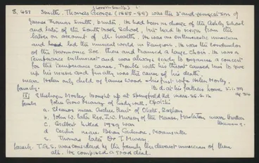 Image: Macdonald Dictionary Record: Thomas George (Lovell-) Smith