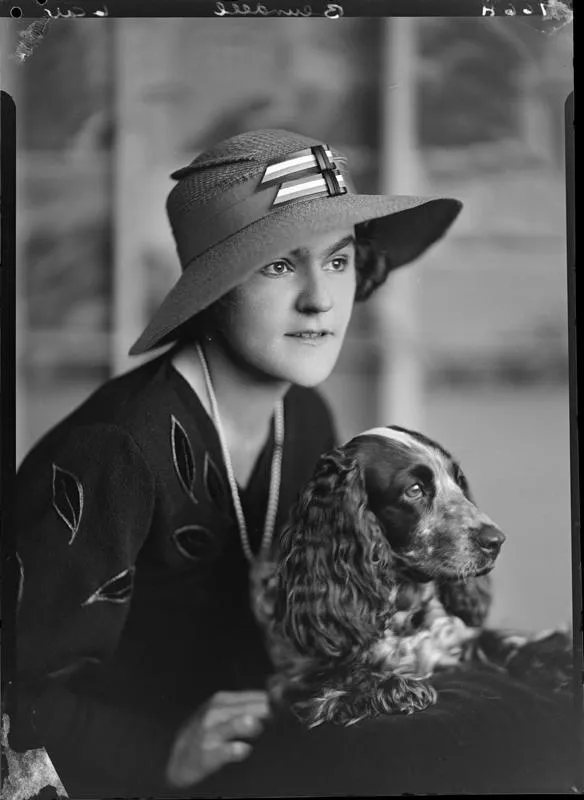 Lena Blundell, Woman and Dog