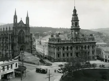 Image: Newly Completed Dunedin Town Hall 1929
