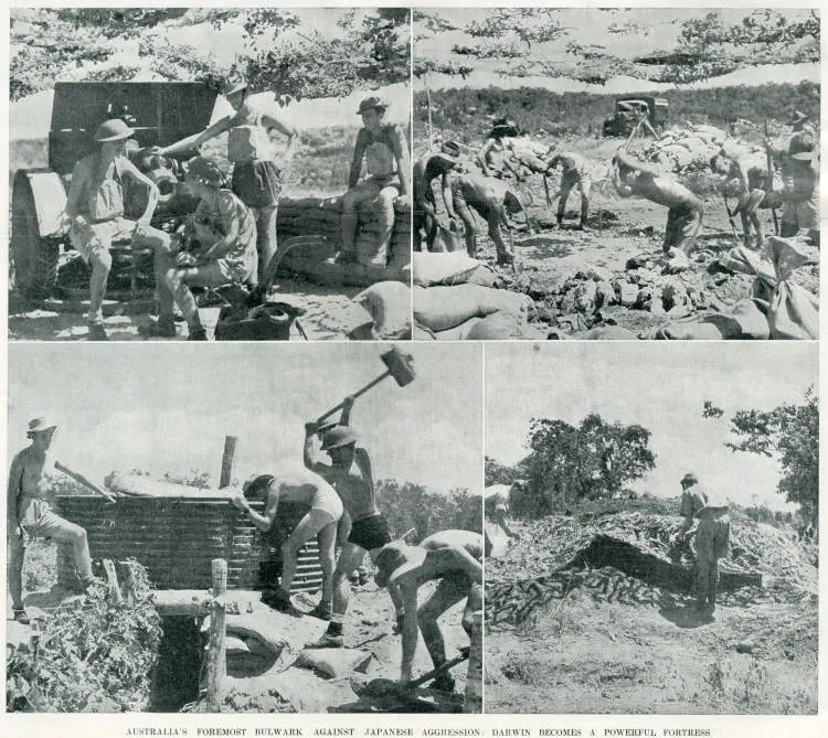 Australia's foremost bulwark against Japanese aggression: Darwin becomes a powerful fortress