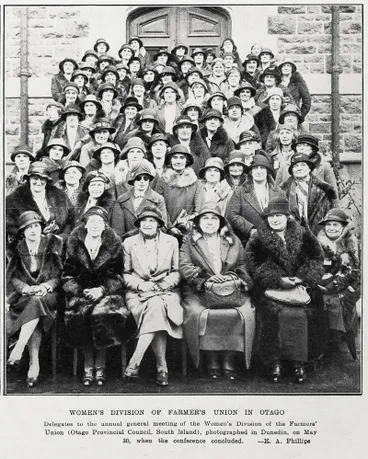 Image: Women's division of Farmer's Union Otago