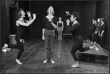 Image: Scene from a production of Blood wedding written by Federico Garcia Lorca, staged by Queen Elizabeth Arts Council students - Photograph taken by John Ashton