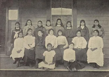 Image: Queen Victoria School for Maori Girls group of students
