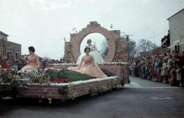 Image: Blossom Queen - Hastings Blossom Festival Parade 1958