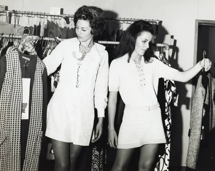 Beauties visit Manurewa, 1971.