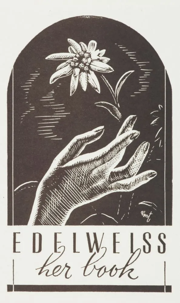 Bookplate: Edelweiss.
