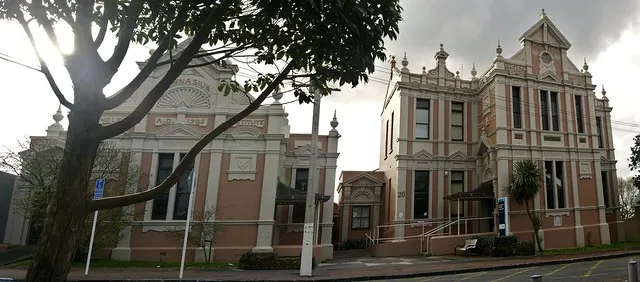 Auckland: Leys Institute, Ponsonby (c.1905) (1) (pano)