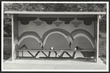 Image: Bus shelter, Davis Grove bus stop, Wainuiomata