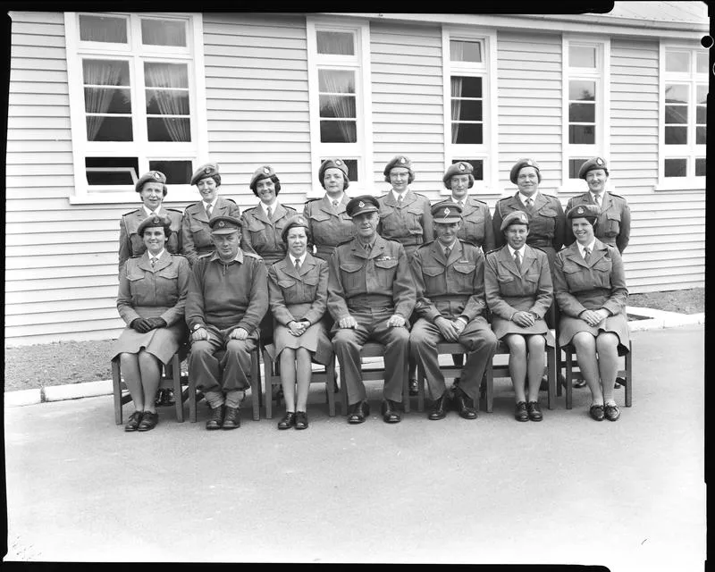 Film negative: Burnham Nursing course, group of fifteen