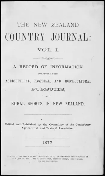 New Zealand Country Journal