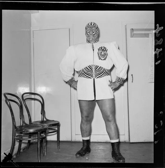George Bollas, the 'Zebra Kid', American wrestler