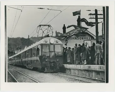 Image: Electrification opening day, Johnsonville Railway Station