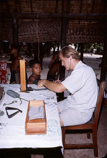 Image: Ian Prior in Tokelau, 1971